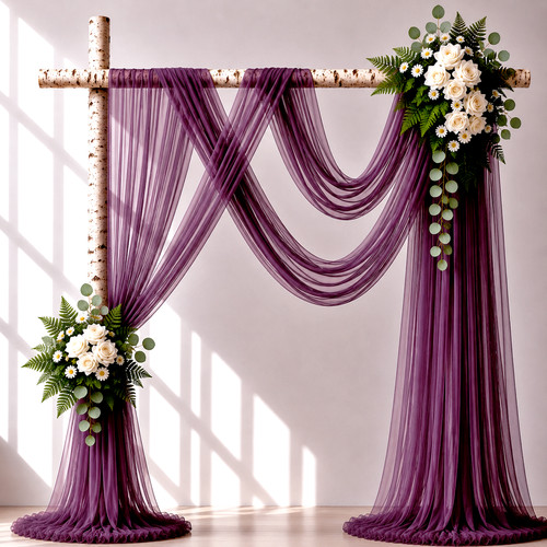 Voile fabric the meter70 - by,