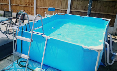 Above ground swimming - ground,