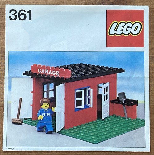 Lego 361 garage - lego, vintage