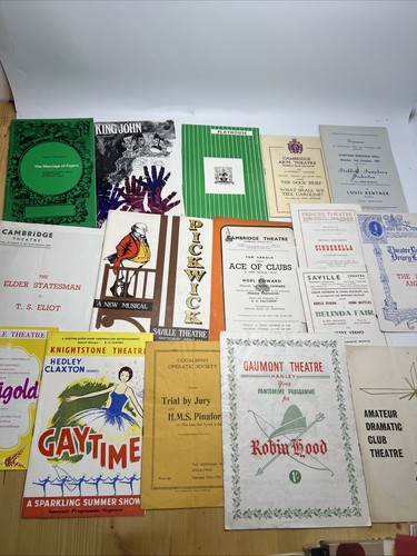 Vintage theatre programmes job - vintage,