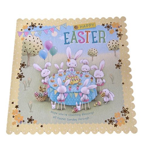 Cute happy easter - card,