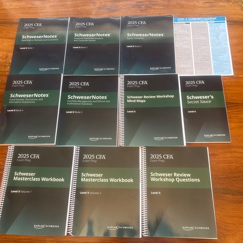 Kaplan schweser cfa level - schweser,