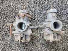 Pair Of Genuine Real Mikuni 26mm Round Slide Carb Carburettor Kogyo 