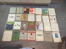 Antique Vintage Joblot Sheet Music Burgmuller Augeners Edition 