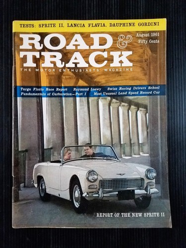 Road track aug - 1961,