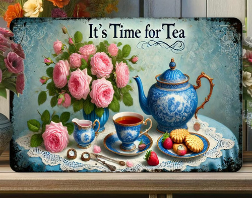 Rustic tea time antique - tea,