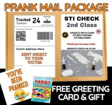 Prank Mail Package - Sent