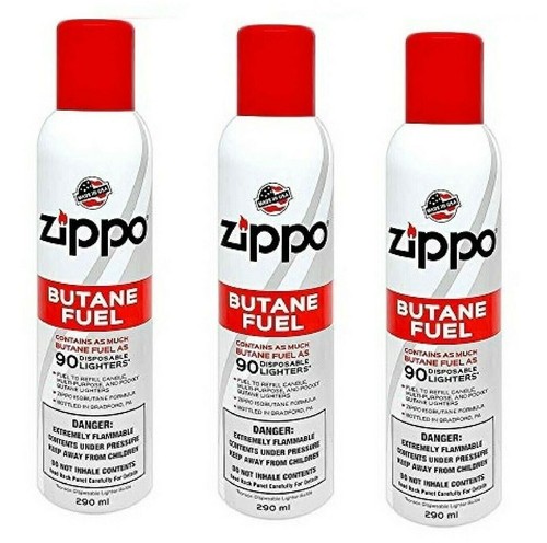 Zippo lighter butane fuel - zippo, x3