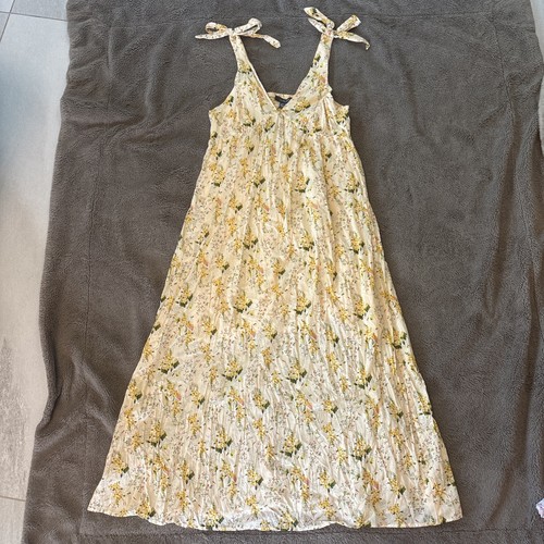Primark yellow floral midi - primark,