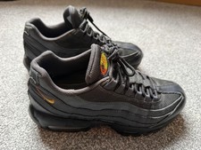 Mens NIKE AIR MAX 95 Anthracite SAFETY ORANGE UK7 EUR41 (Nike 110's)