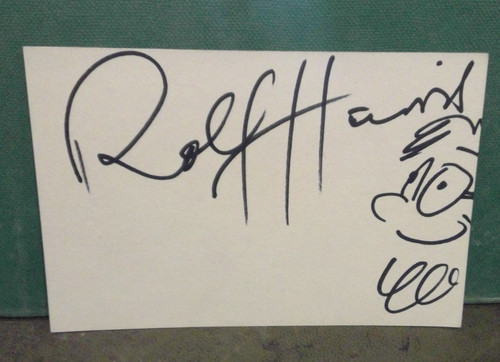 Rolf harris signed autograph - rolf,