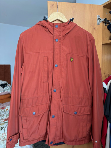 Lyle scott orange coat - scott, nylon