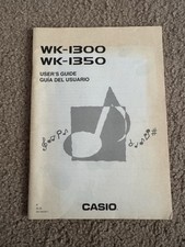 Casio 1300 1350 keyboard - casio, wk-1350