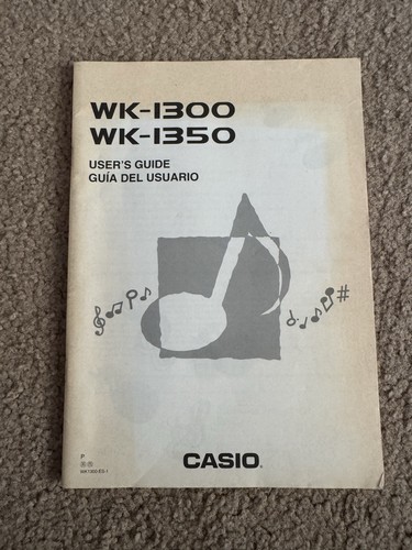 Casio 1300 1350 keyboard - wk-1350,