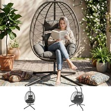 BIRCHTREE Hanging Egg Chair W/