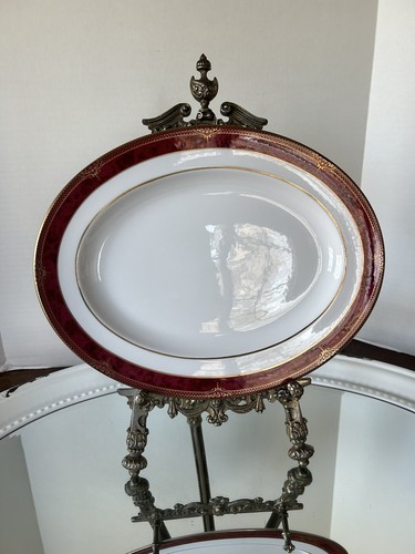 Spode bordeaux oval serving - oval,
