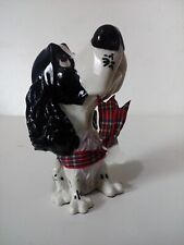 Little Paws, black and white Spaniel ornament