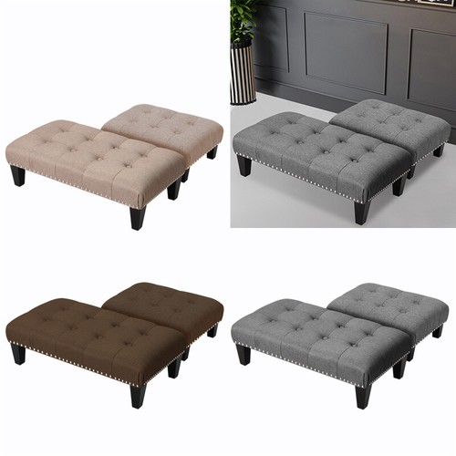 Rectangle ottoman footstool - rectangle,