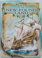 RACE TO THE NEW FOUND LAND Board Game Z-Man Games Complete 22528
