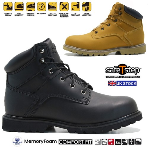 Mens safety boots steel - safety,