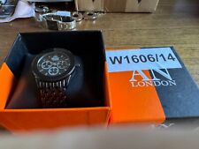 Mens MABZ Black Enamelled Watch & Band W1606/14