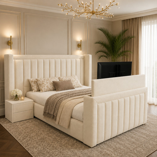 Panel wide headboard winged - wide,