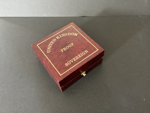 Royal mint proof sovereign box - royal,