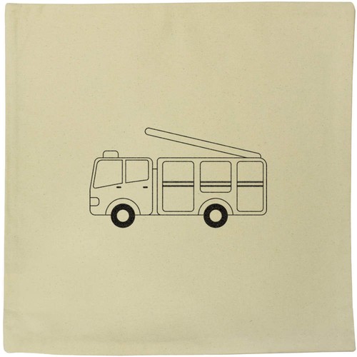 Fire engine canvas cushion - canvas,