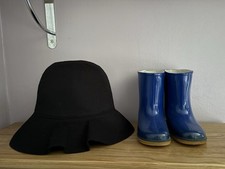Vintage Paddington Bear Dunlop Wellington Boots & Felt Hat Fit Gabrielle PB Bear