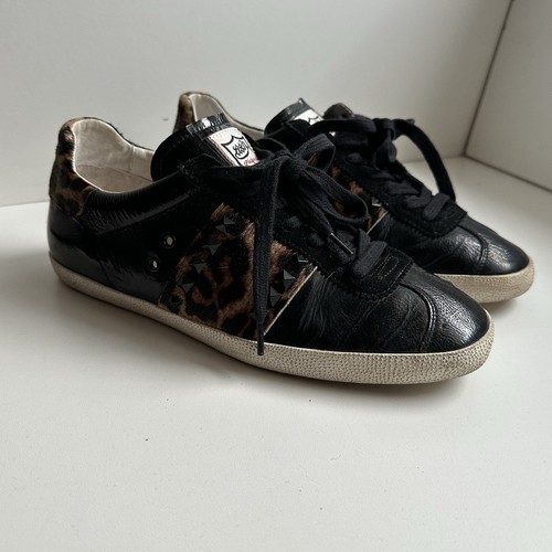 Ash trainers black - black, leather