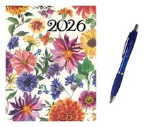 Emma Bridgewater Garden Flowers Deluxe A5 Diary 2026 + PEN