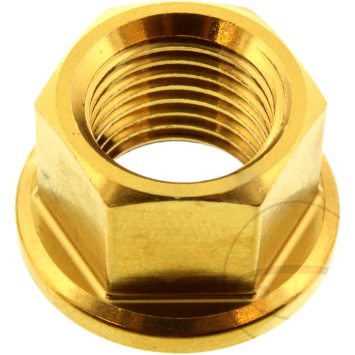 Nut sprocket jmp bolt gold - nut,