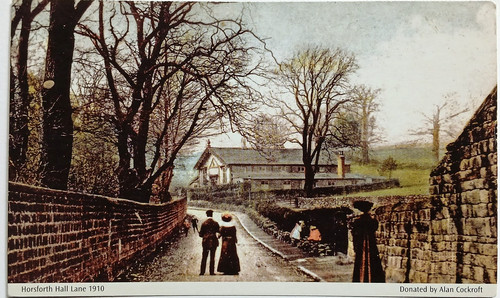 Repro postcard hall lane - postcard,