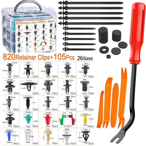 925pcs car body plastic clips - car,