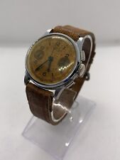 Vintage Lechner Valjoux 22 /23 Mens Chronograph Watch - Running