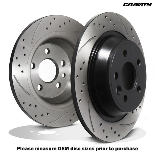 Rear drilled grooved - drilled, 302mm