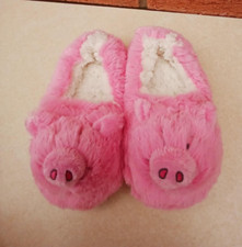 MARKS & SPENCER girls PIG shaped slippers - size 5 (toddler)
