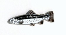TROUT FISH ENAMEL PIN BADGE -