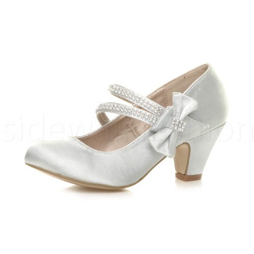 Girls kids childrens - low, heel