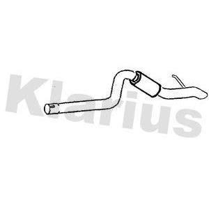 Klarius tail pipe - pipe, back