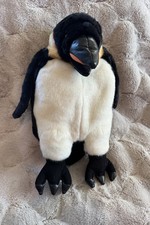 Folkmani’s Emperor Penguin Puppet Plush Toy 14” Ready to Play & Cuddle Folktails
