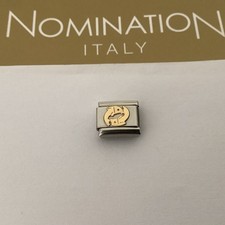 Nomination Genuine Classic Bracelet Charm Gold Zodiac Pisces #