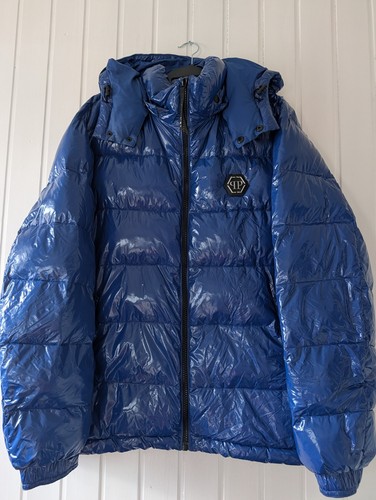 Philipp plein blue hooded - blue,