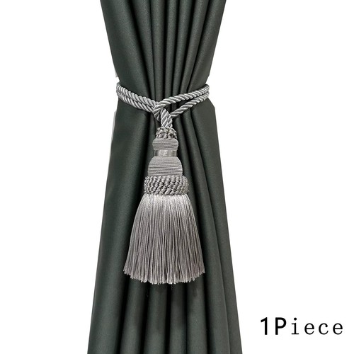 Pair tassel curtain holdbacks - pair,