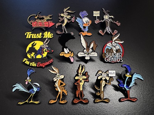 Road runner enamel - enamel, pin