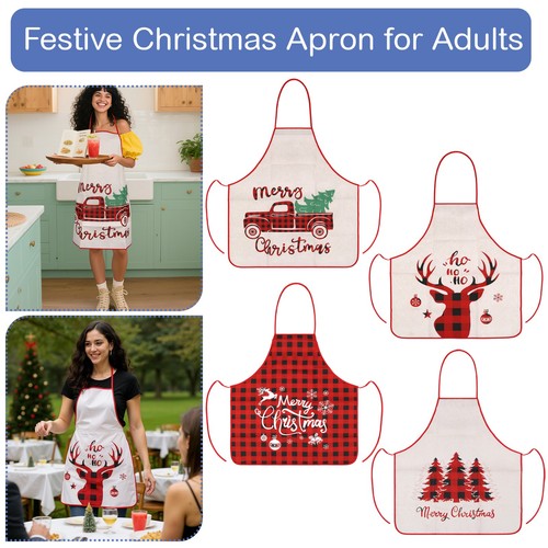 Christmas kitchen apron funny - apron,