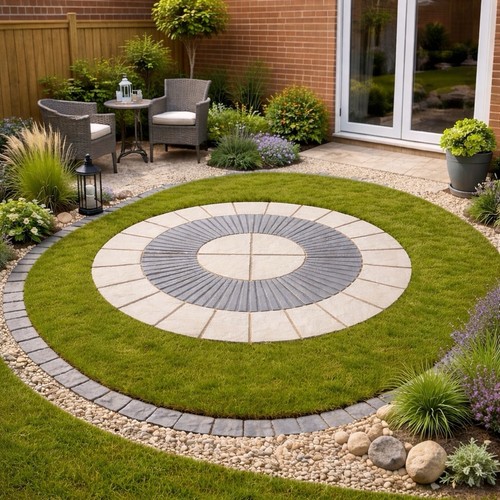 Rotunda tiled circle - 1.8m,
