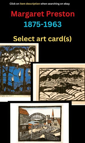 Margaret preston art cards - preston,