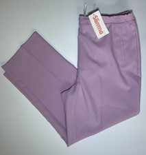 New Slimma Lilac Elasticated Waist Trousers Size 18 Womens Work/Formal/Smart