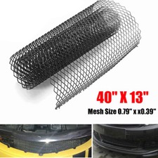 40''x13'' Black Universal Aluminum Grill Net Mesh Grill Section For Car Vehicle